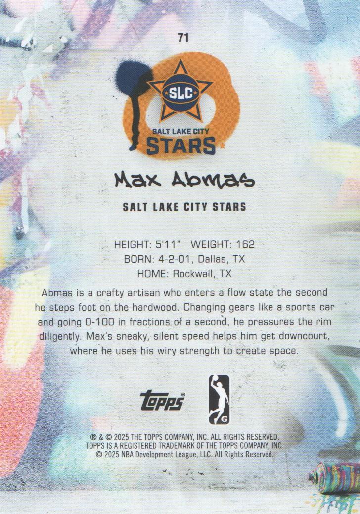 2024-25 Topps G League Basketball BASE Cards: Pick from List (#1-100) - Picture 125 of 177