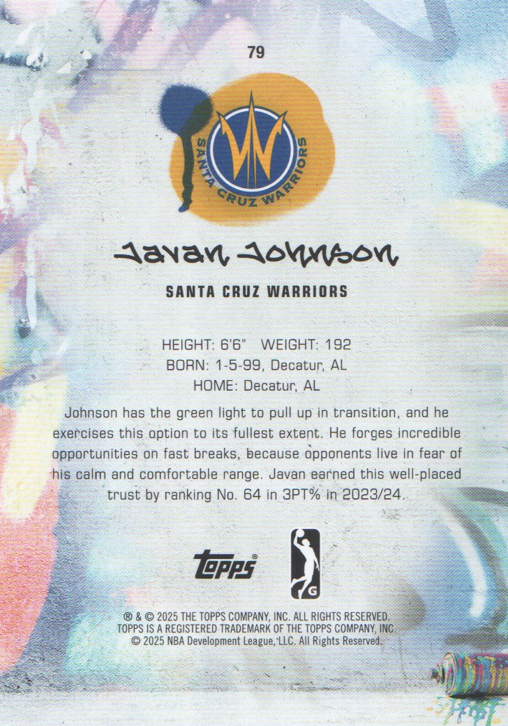 2024-25 Topps G League Basketball BASE Cards: Pick from List (#1-100) - Picture 139 of 177