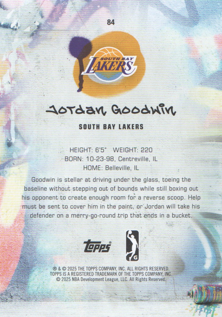 2024-25 Topps G League Basketball BASE Cards: Pick from List (#1-100) - Picture 149 of 177