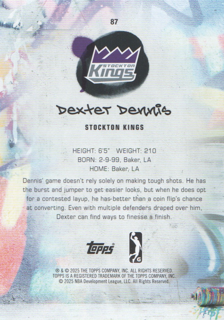 2024-25 Topps G League Basketball BASE Cards: Pick from List (#1-100) - Picture 155 of 177