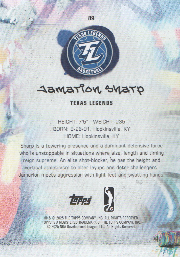 2024-25 Topps G League Basketball BASE Cards: Pick from List (#1-100) - Picture 159 of 177