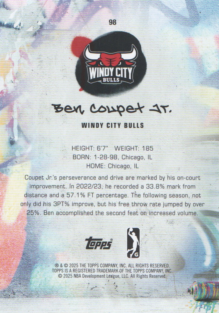 2024-25 Topps G League Basketball BASE Cards: Pick from List (#1-100) - Picture 173 of 177