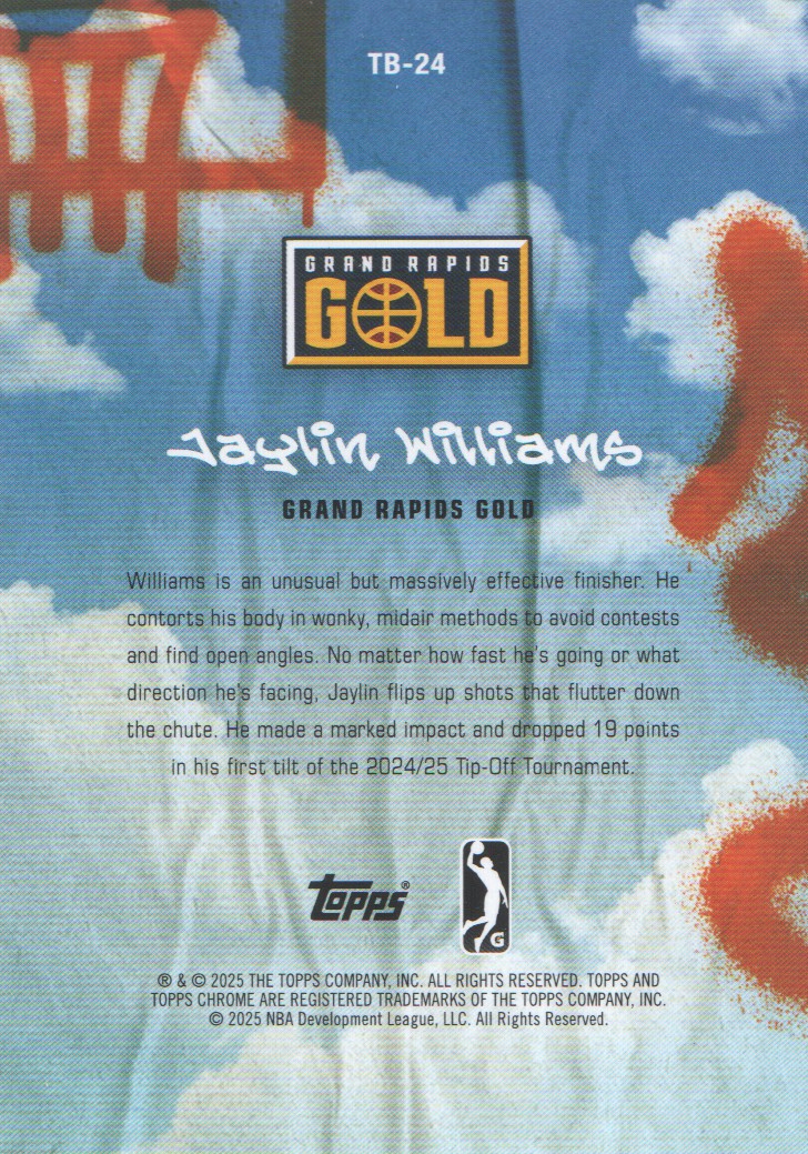 2024-25 Topps G League Basketball Take it to the Rack Insert: Pick from List - Picture 15 of 17