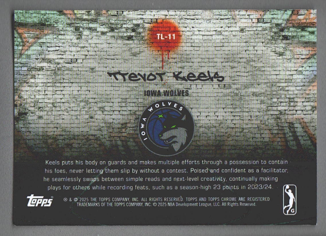Logotipo del equipo de baloncesto Topps G League 2024-25 inserción verde: elige de la lista - Imagen 3 de 5