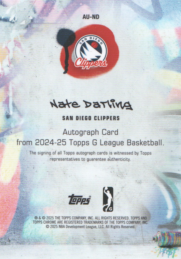 2024-25 Topps G League Basketball Chrome Autographs: Pick from List - Bild 13 von 21