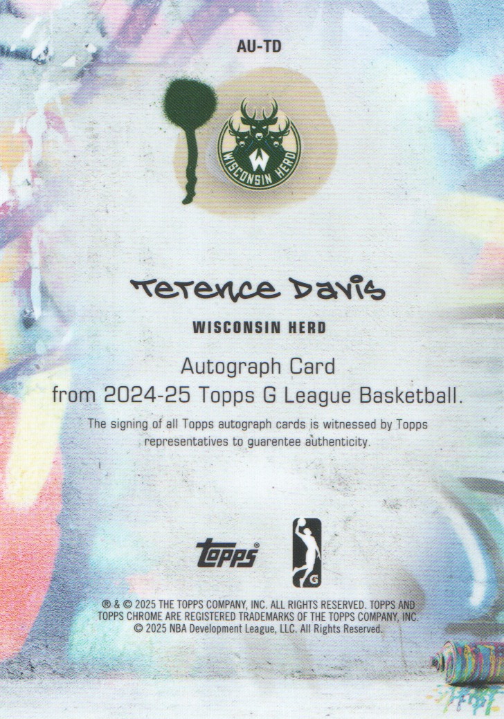 2024-25 Topps G League Basketball Chrome Autographs: Pick from List - Bild 19 von 21
