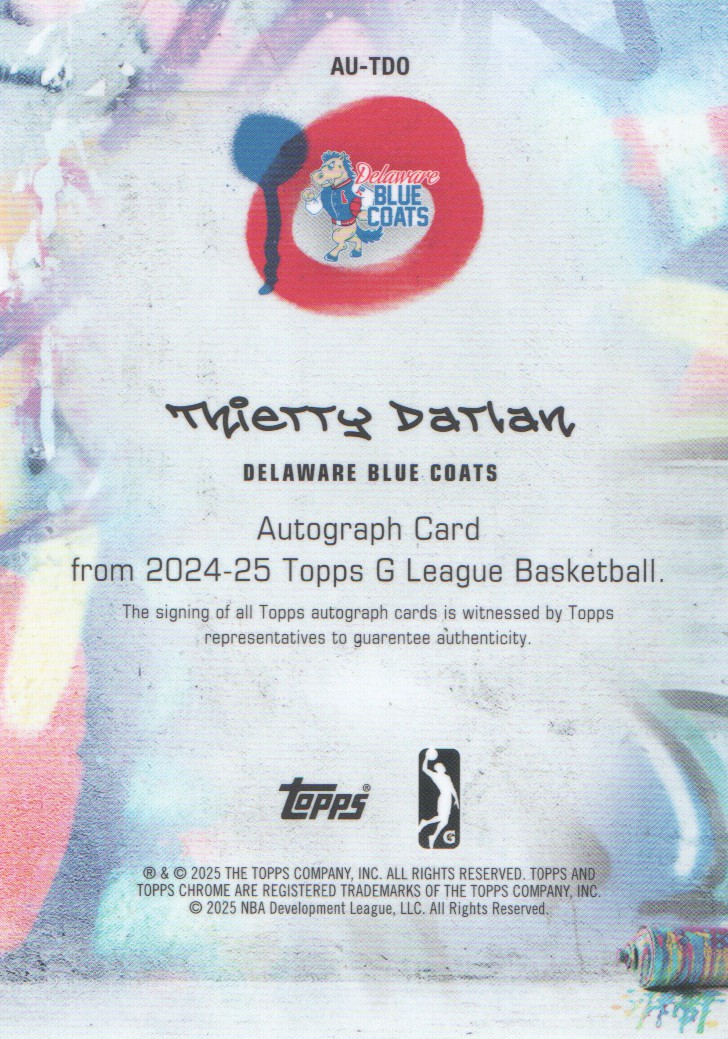 2024-25 Topps G League Basketball Chrome Autographs: Pick from List - Bild 21 von 21