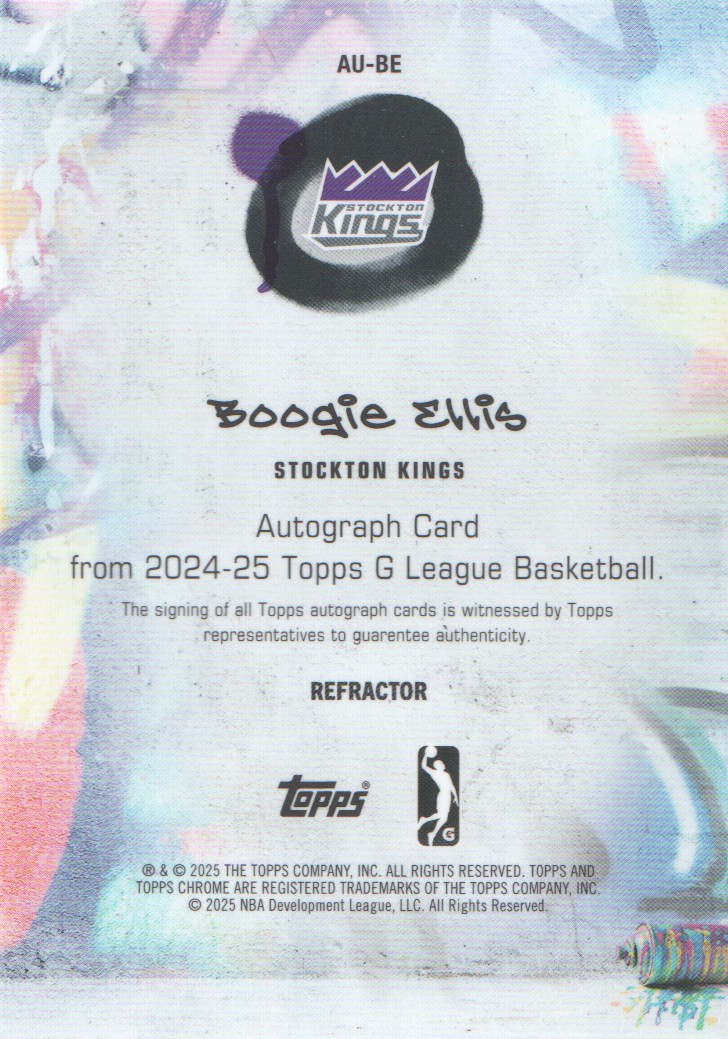 2024-25 Topps G League Baloncesto Cromo Autógrafos Refractores: Elige de la lista - Imagen 3 de 7