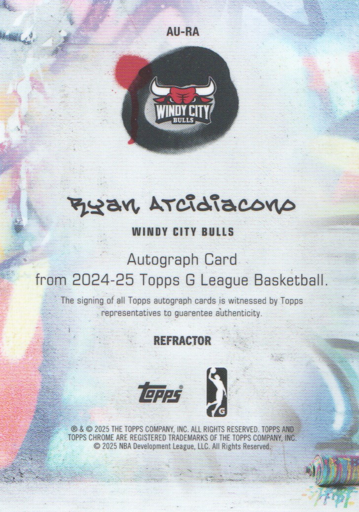 2024-25 Topps G League Baloncesto Cromo Autógrafos Refractores: Elige de la lista - Imagen 5 de 7