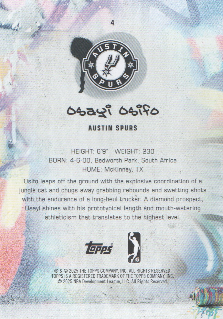 2024-25 Topps G League Basketball BASE Cards: Pick from List (#1-100) - Picture 9 of 177
