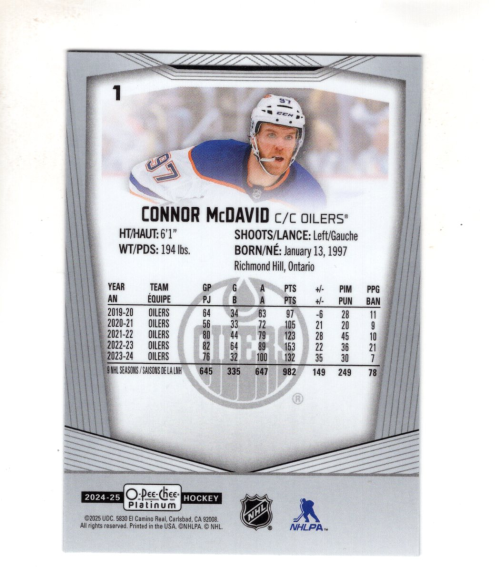 B7020- 2024-25 O-Pee-Chee Platinum Hockey #S 1-200 -du Pick- 15 + Free US Schiff - Bild 3 von 11