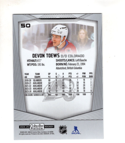 B7020- 2024-25 O-Pee-Chee Platinum Hockey #S 1-200 -du Pick- 15 + Free US Schiff - Bild 5 von 11