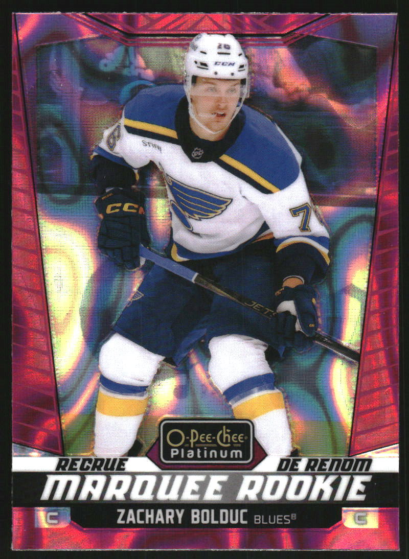 2024-25 O-Pee-Chee Platinum Pink Magma #253 Zachary Bolduc
