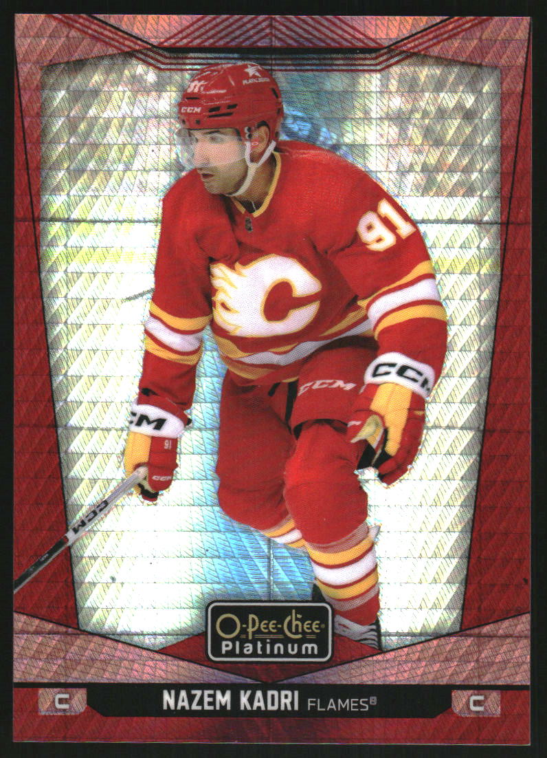 2024-25 O-Pee-Chee Platinum Red Prism #38 Nazem Kadri /199