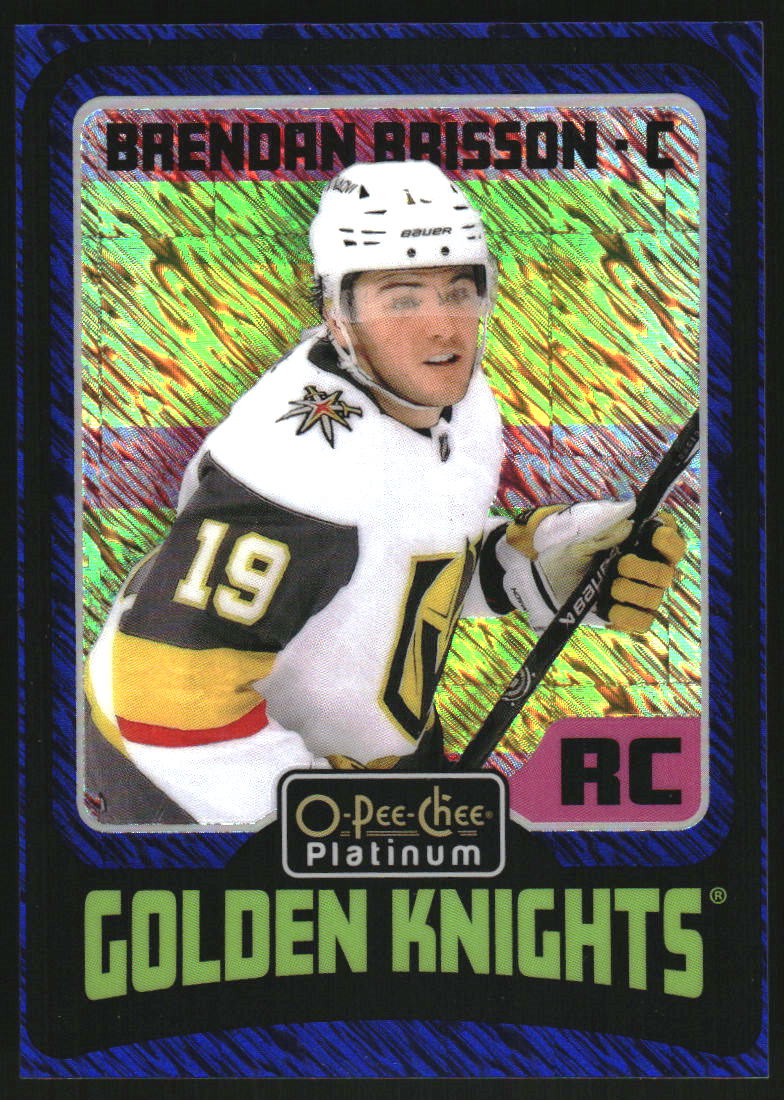 2024-25 O-Pee-Chee Platinum Retro Blue Luster #R77 Brendan Brisson /100