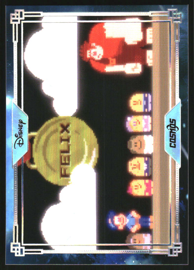 2023 Topps Chrome Disney 100 Red & Black Wave Wreck-It Ralph /28