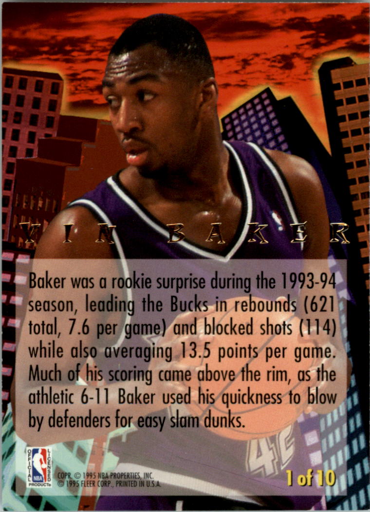 199495 Ultra Jam City 1 Vin Baker NMMT