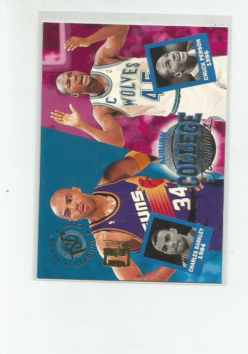 1994-95 Stadium Club First Day Issue #101 Chuck Person CT/Charles Barkley CT