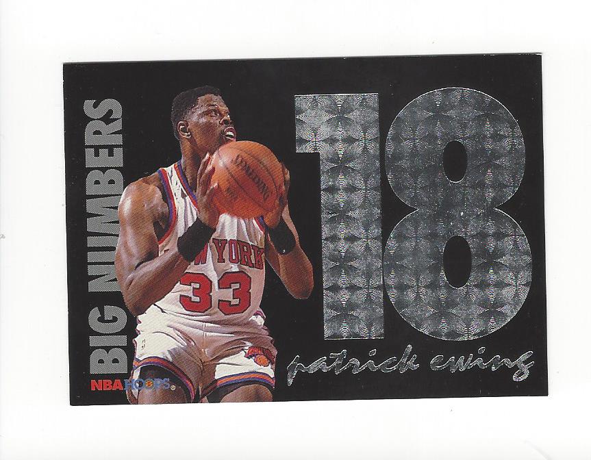 1994-95 Hoops Big Numbers #BN4 Patrick Ewing