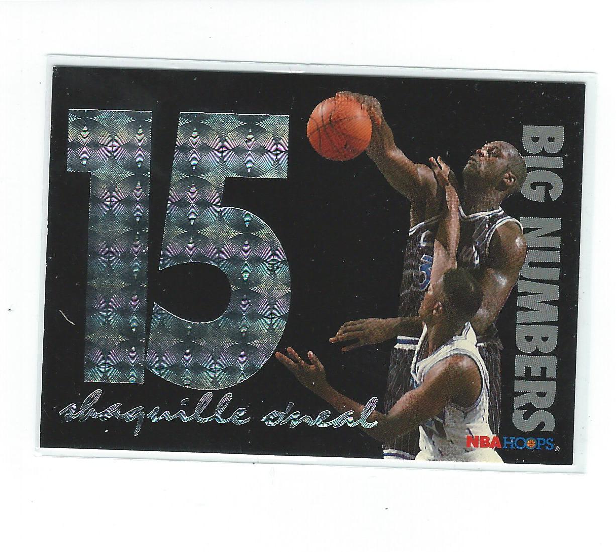 1994-95 Hoops Big Numbers #BN5 Shaquille O'Neal