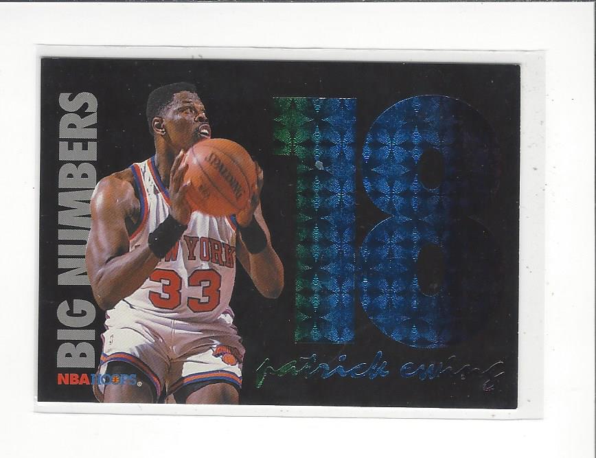 1994-95 Hoops Big Numbers Rainbow #4 Patrick Ewing