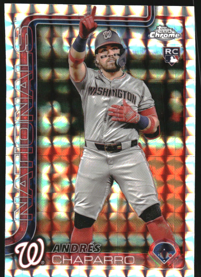 2025 Topps Chrome Geometric Refractors #187 Andres Chaparro