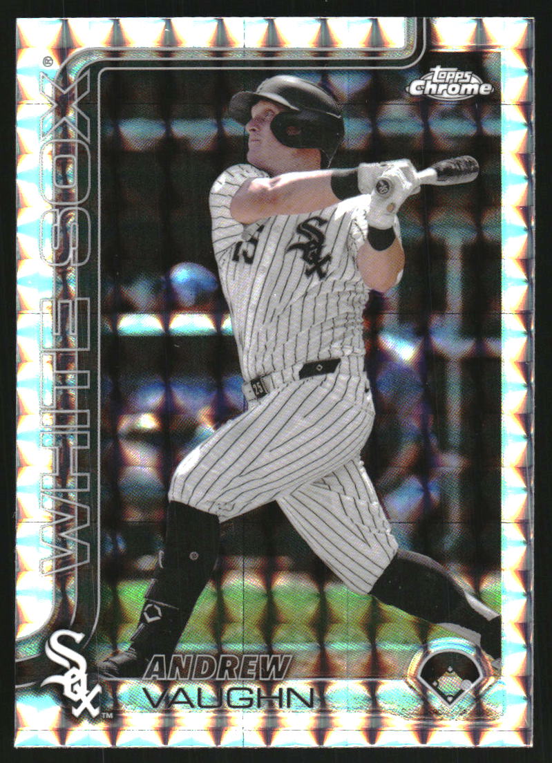 2025 Topps Chrome Geometric Refractors #235 Andrew Vaughn