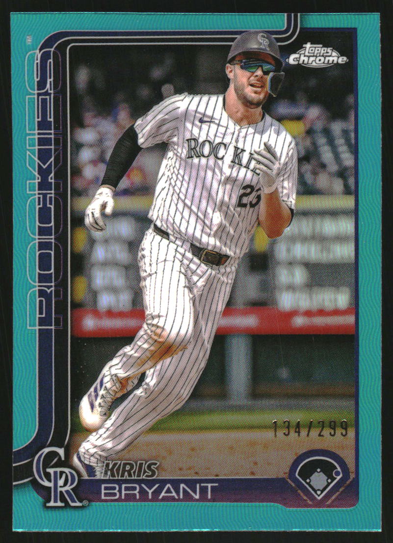 2025 Topps Chrome Teal Refractors #248 Kris Bryant /299