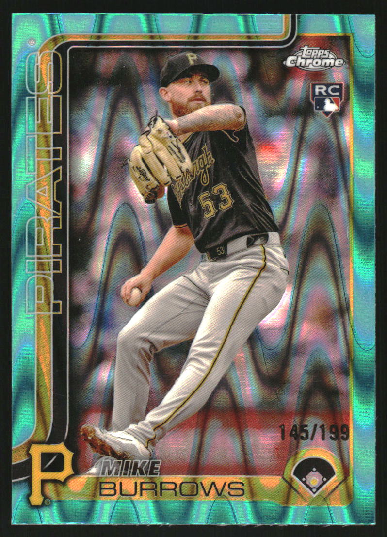 2025 Topps Chrome Aqua RayWave Refractors #78 Mike Burrows /199