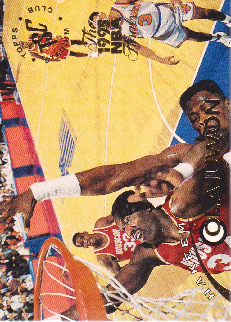 1994-95 Stadium Club Super Teams NBA Finals #79 Hakeem Olajuwon