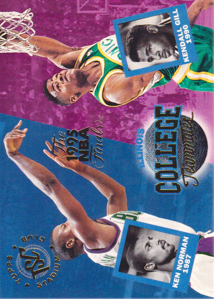1994-95 Stadium Club Super Teams NBA Finals #109 Kendall Gill CT/Ken Norman CT