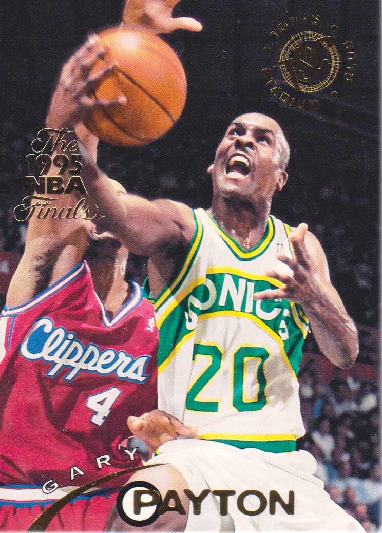 1994-95 Stadium Club Super Teams NBA Finals #117 Gary Payton