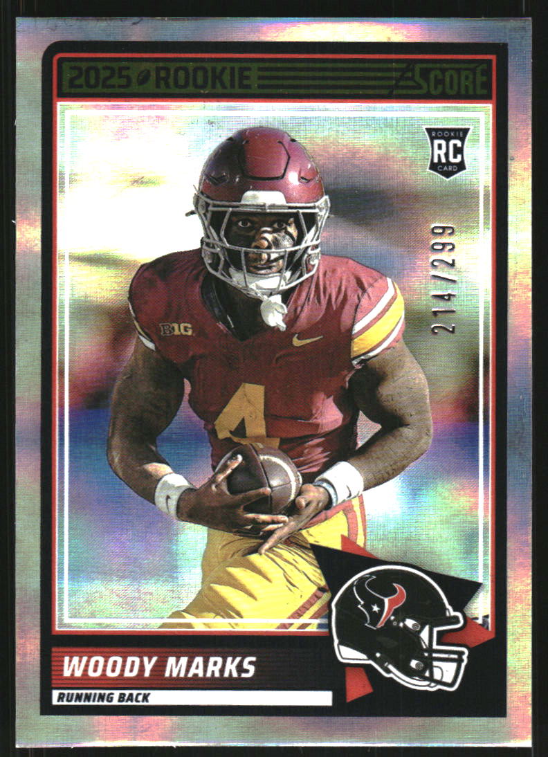 2025 Score Rookies Circular #43 Woody Marks /299