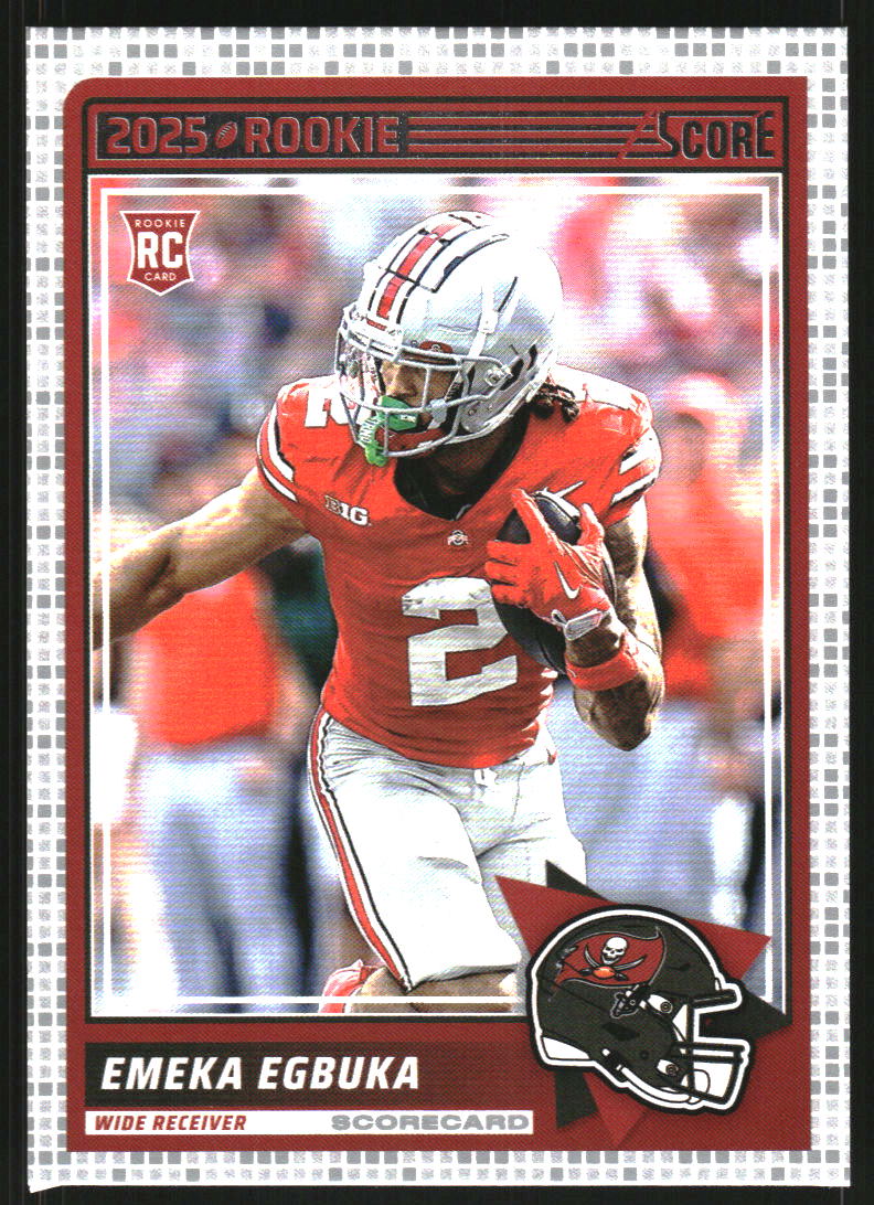 2025 Score Rookies Score Rookiescard #2 Emeka Egbuka