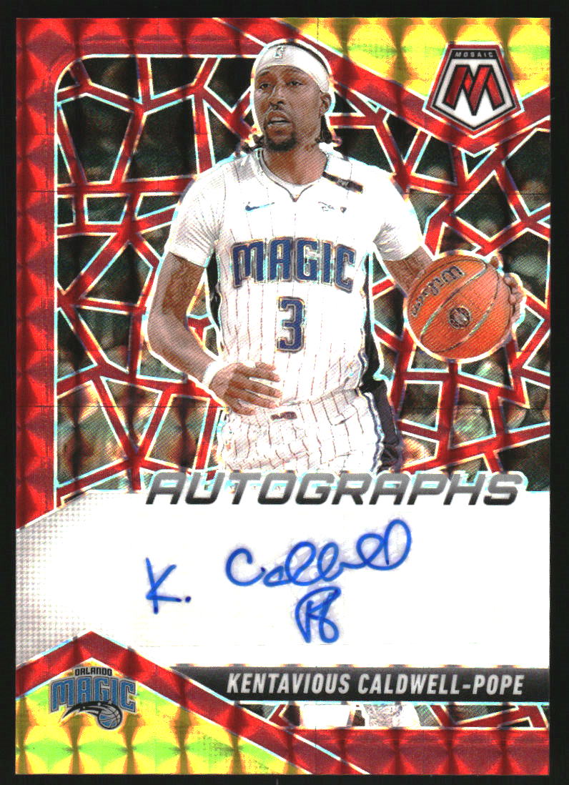 2024-25 Panini Mosaic Autographs Mosaic Choice #52 Kentavious Caldwell-Pope Auto