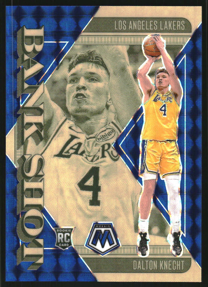2024-25 Panini Mosaic Bank Shot Mosaic Blue #6 Dalton Knecht /199
