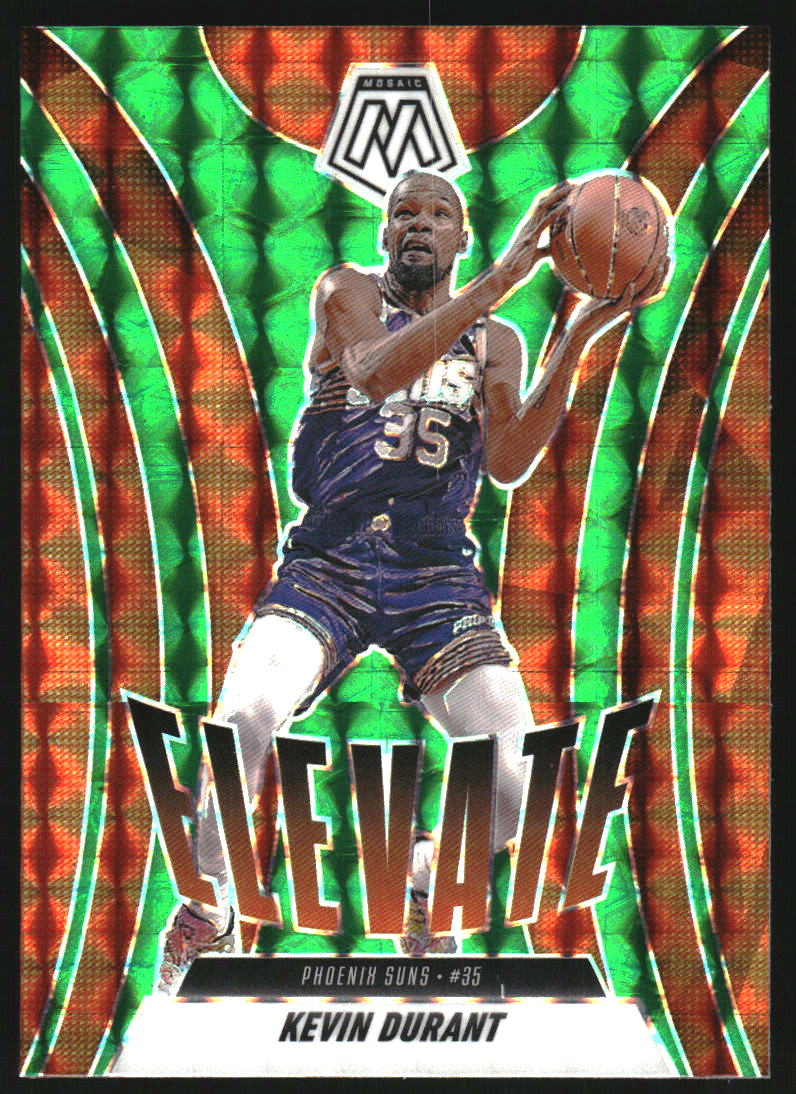 2024-25 Panini Mosaic Elevate Mosaic Green #21 Kevin Durant