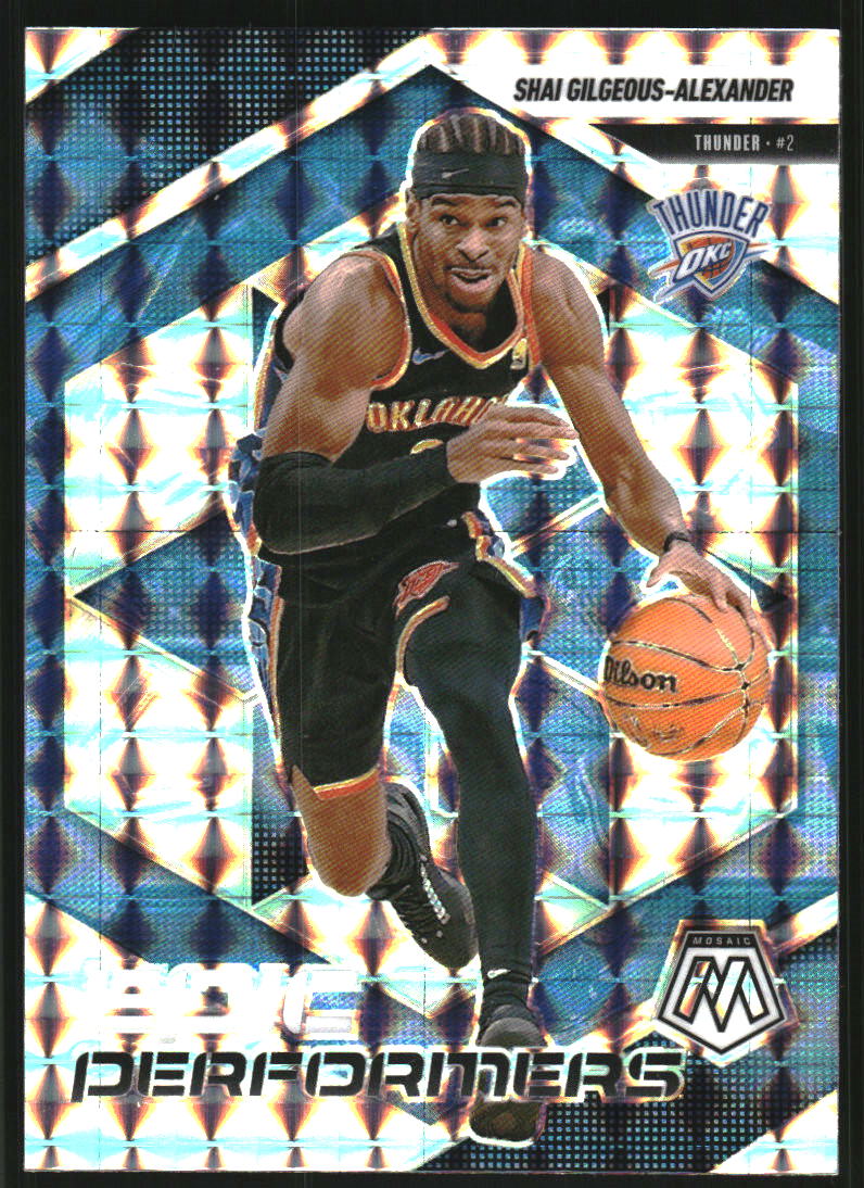 2024-25 Panini Mosaic Epic Performers Mosaic #6 Shai Gilgeous-Alexander