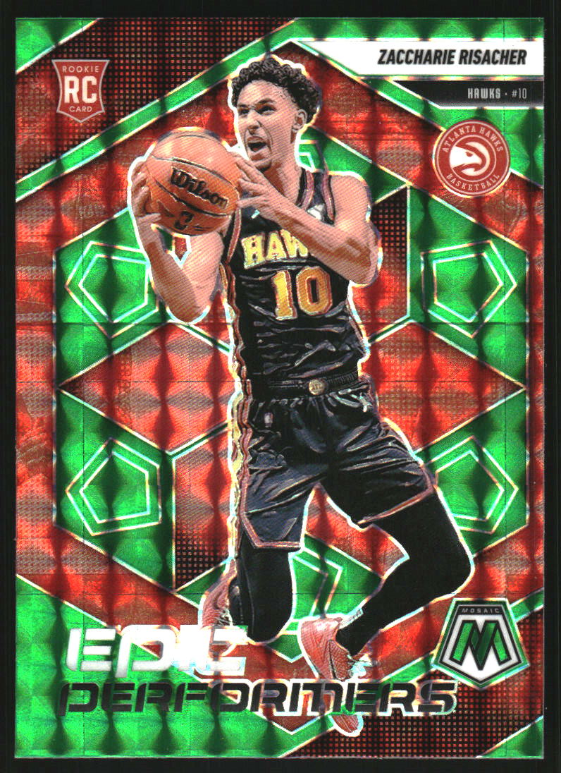 2024-25 Panini Mosaic Epic Performers Mosaic Green #11 Zaccharie