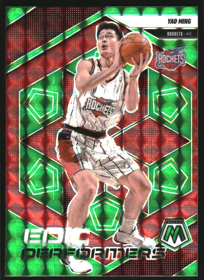 ミョンミョンイ様　オーダーページ 2024-25 Panini Mosaic Epic Performers Mosaic Green #20 Yao Ming on