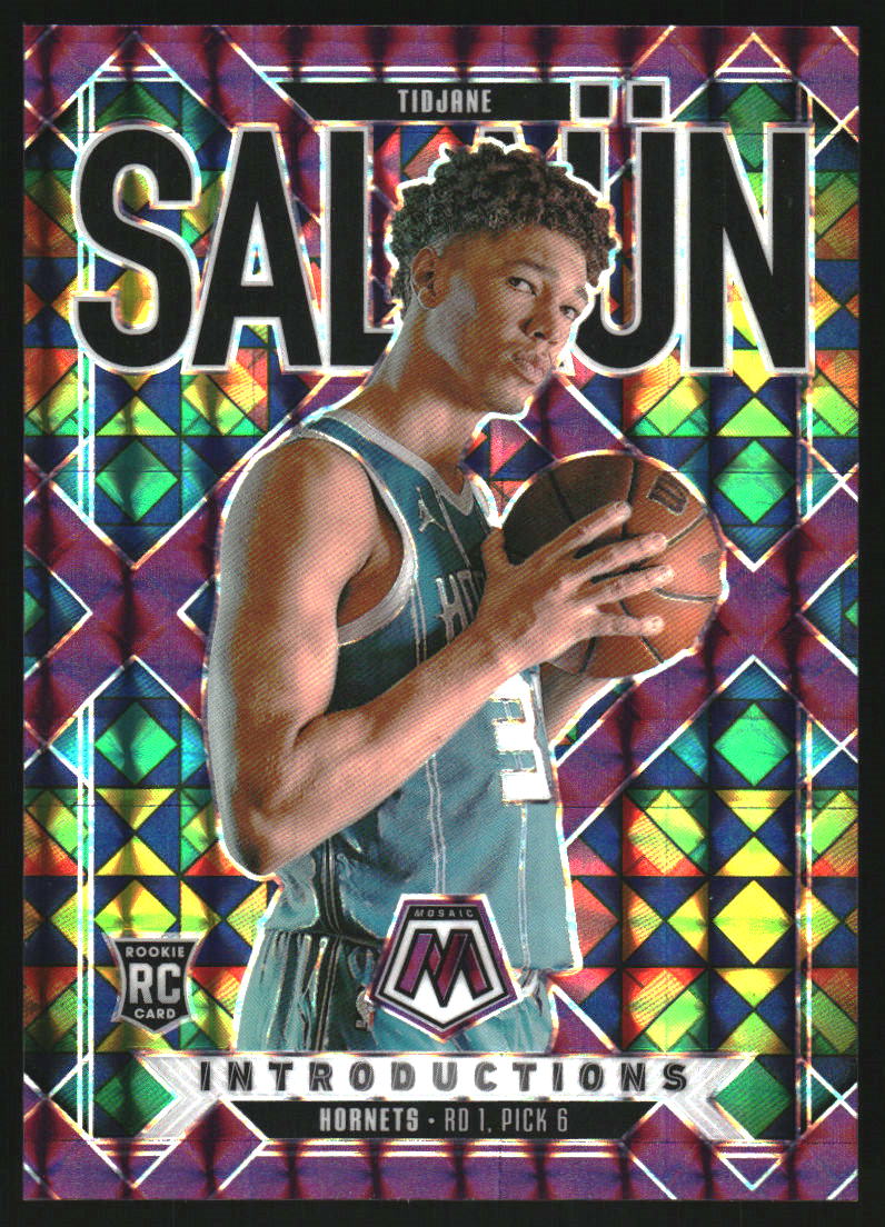 2024-25 Panini Mosaic Introductions Mosaic Purple #19 Tidjane Salaun