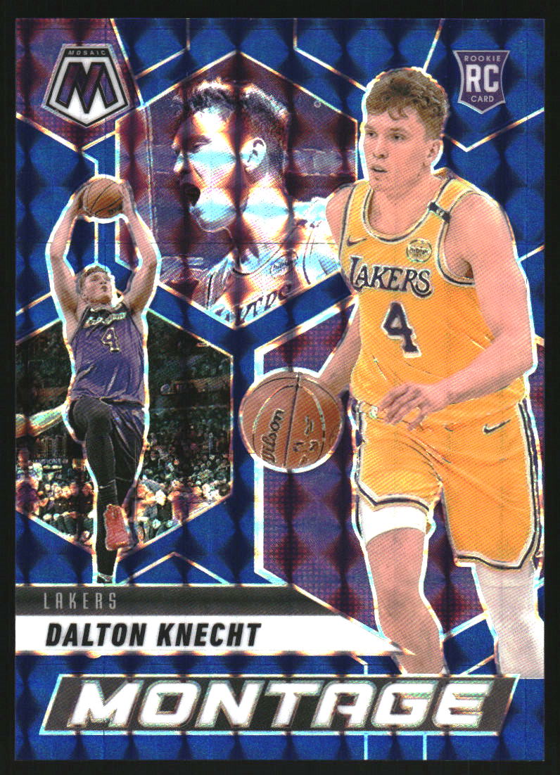 2024-25 Panini Mosaic Montage Mosaic Blue #27 Dalton Knecht