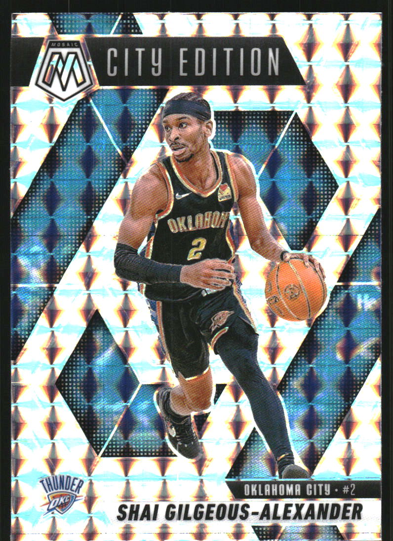 2024-25 Panini Mosaic Mosaic #289 Shai Gilgeous-Alexander City Edition