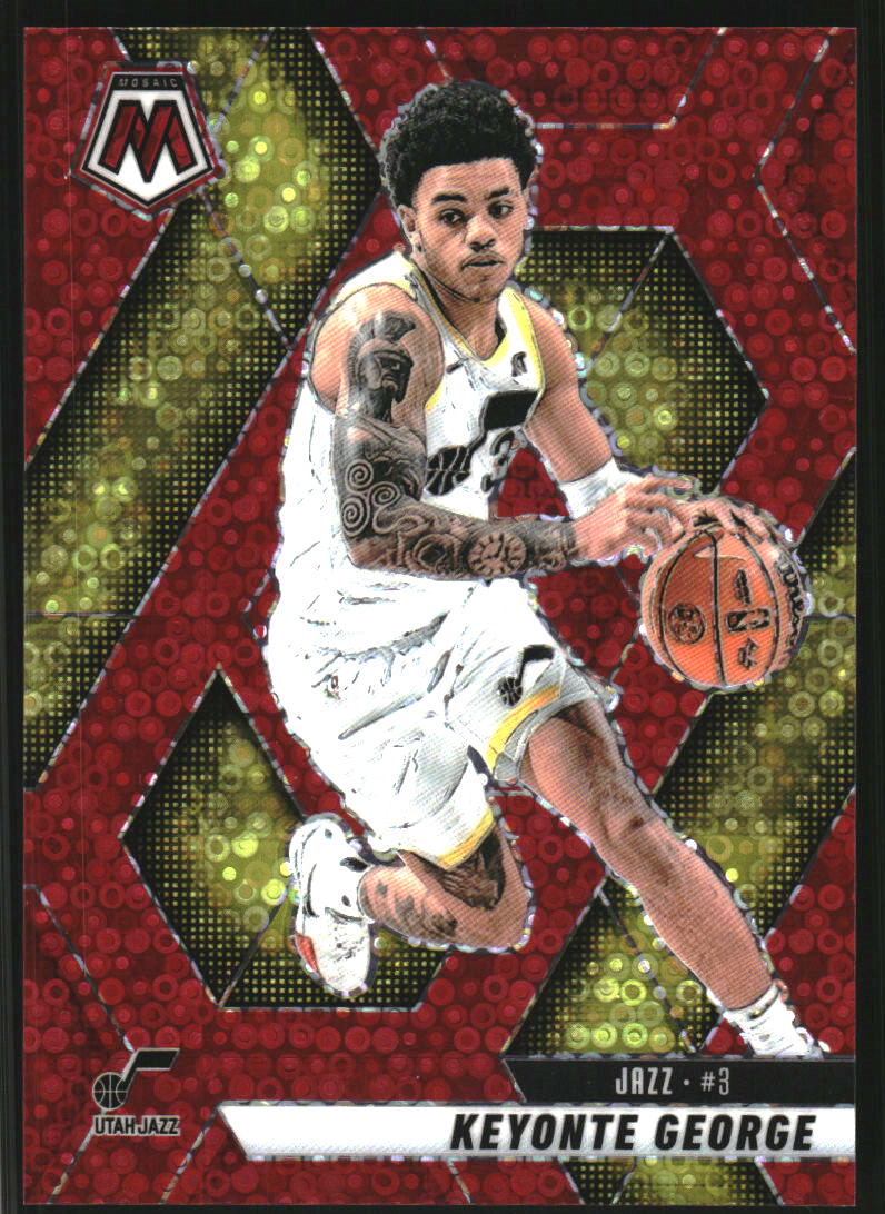 ③ ジョージ 2024-25 Panini Mosaic Mosaic Reactive Yellow #116 Keyonte George