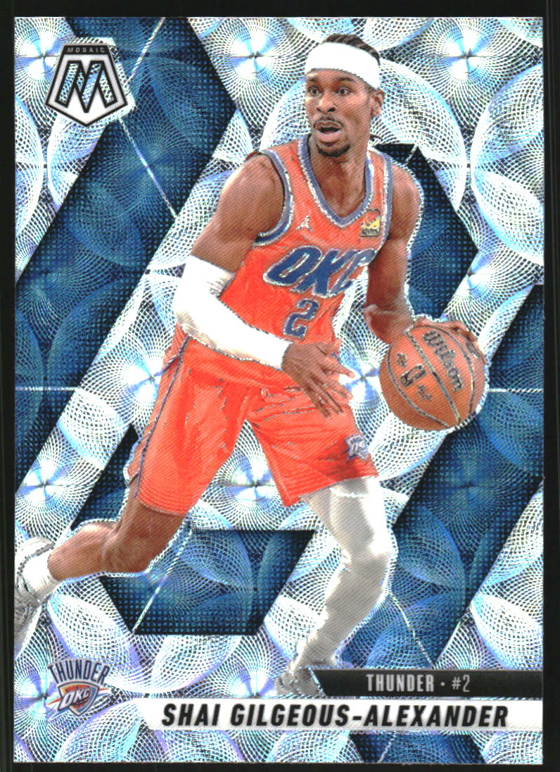 2024-25 Panini Mosaic Mosaic International #38 Shai Gilgeous-Alexander