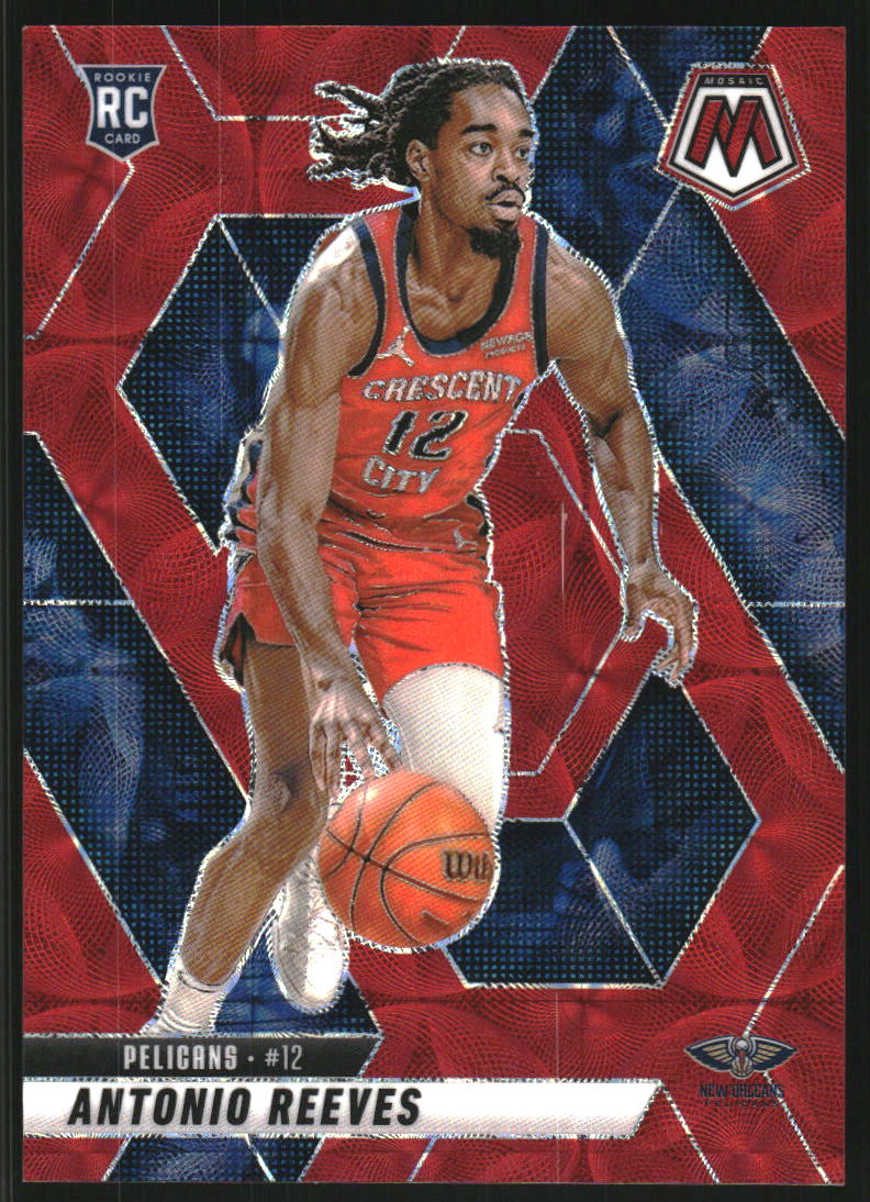2024-25 Panini Mosaic Mosaic International Red #237 Antonio Reeves /75
