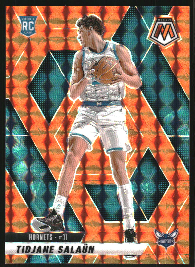 2024-25 Panini Mosaic Mosaic Orange #241 Tidjane Salaun