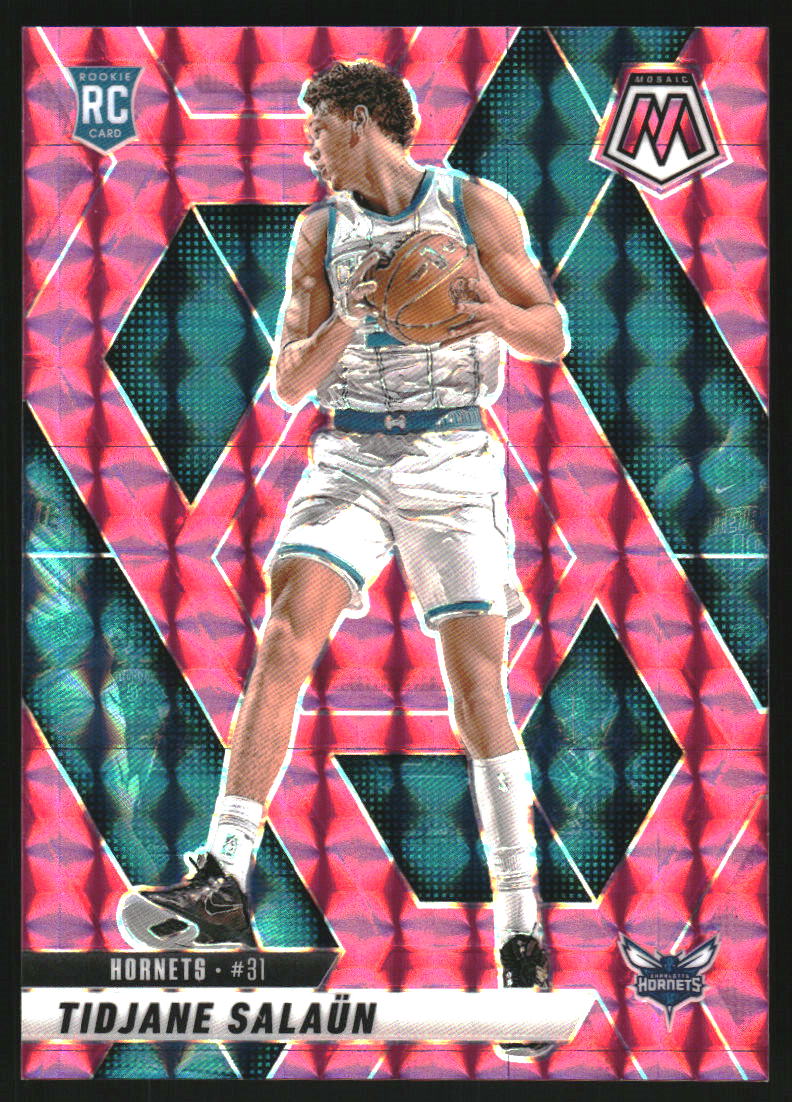 2024-25 Panini Mosaic Mosaic Pink #241 Tidjane Salaun