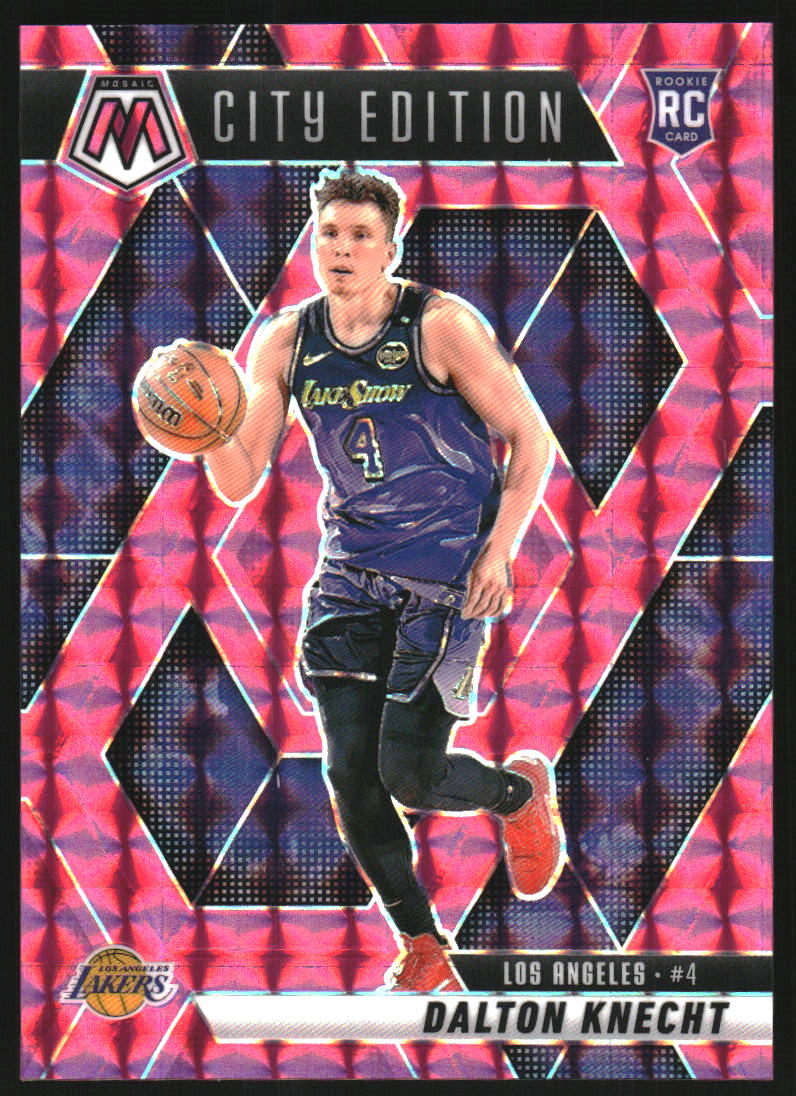 2024-25 Panini Mosaic Mosaic Pink #271 Dalton Knecht/City Edition