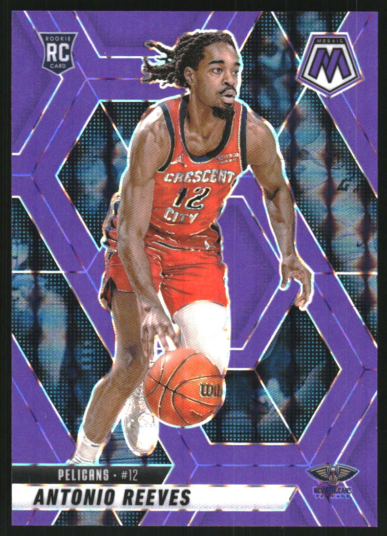 2024-25 Panini Mosaic Mosaic Purple Fluorescent #237 Antonio Reeves /249